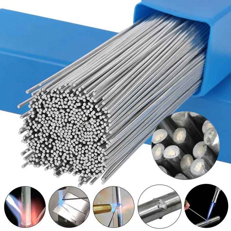 

5pcs 10pcs 20pcs Brass Welding Wire Electrode Soldering Rod No Need Solder Powder Welding Rod
