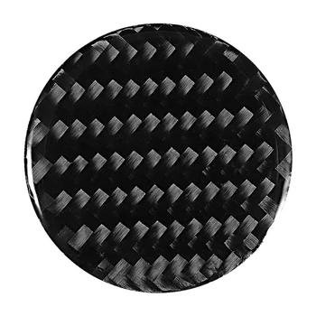 

for- 14-19 Years A3 A4L Car Carbon Fiber Sticker A3 Central Control Knob Decoration Sticker Carbon Fiber Sticker