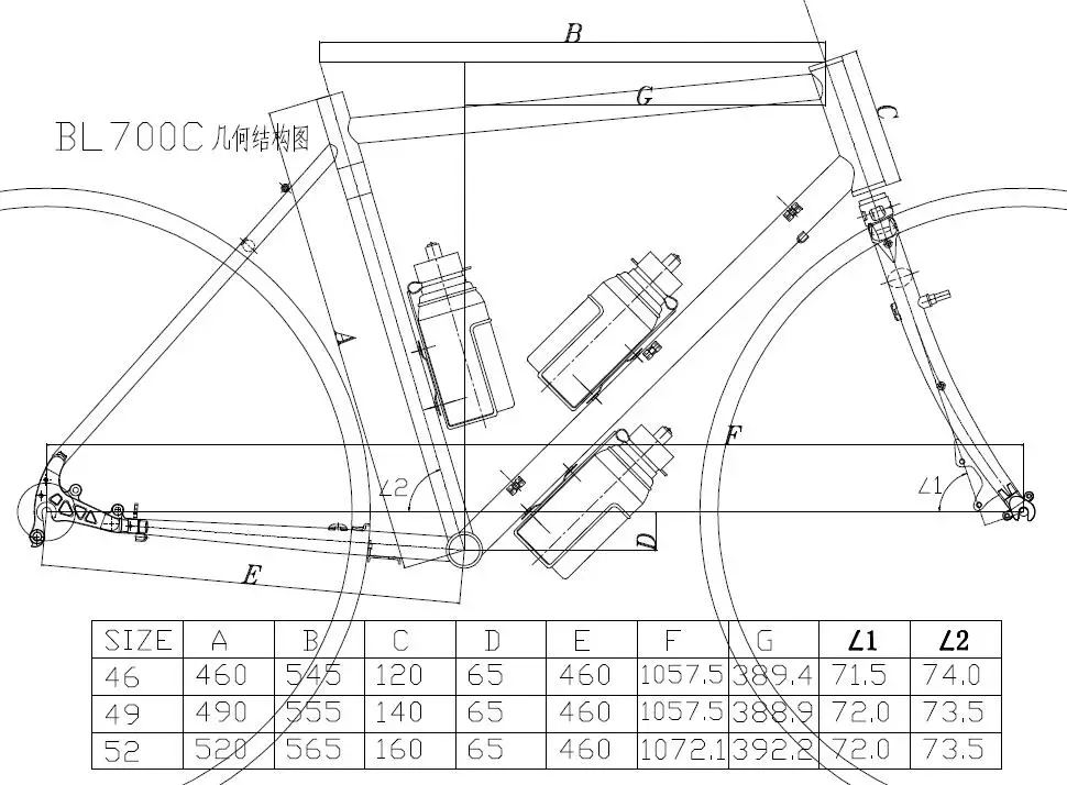 CR-MO сталь 700c Road Touring Frameset CX циклокросс 2" рама вилка гравий дисковый тормоз Классический хром велосипедные рамы