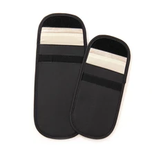 Faraday Автомобильный ключ RFID сигнальный блок сумки FOB сигнальная экранирующая Сумочка чехол для сотового телефона Кредитная карта для защиты конфиденциальности BAG1023