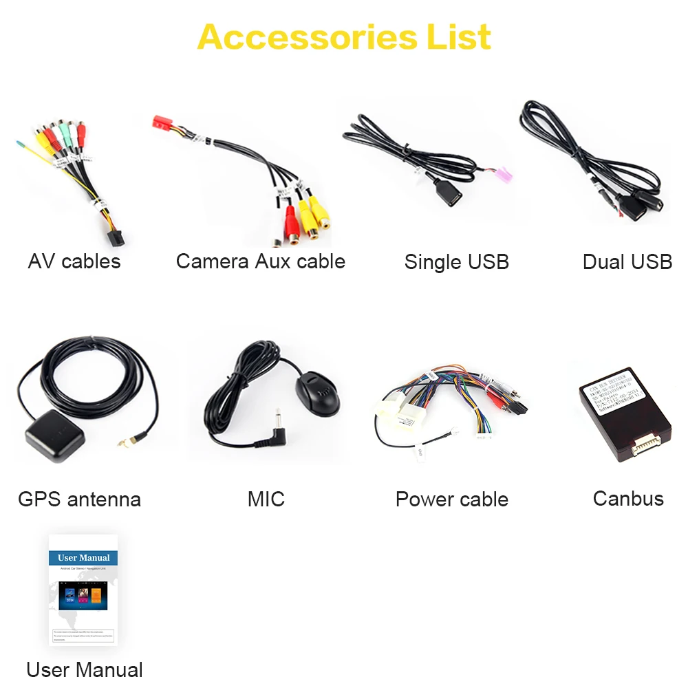 Top 2 Din Autoradio Car Android 9.0 for Toyota Camry GPS 2012 2013 2014 Car Stereo Multimedia Navigation 9" Display HDMI 5
