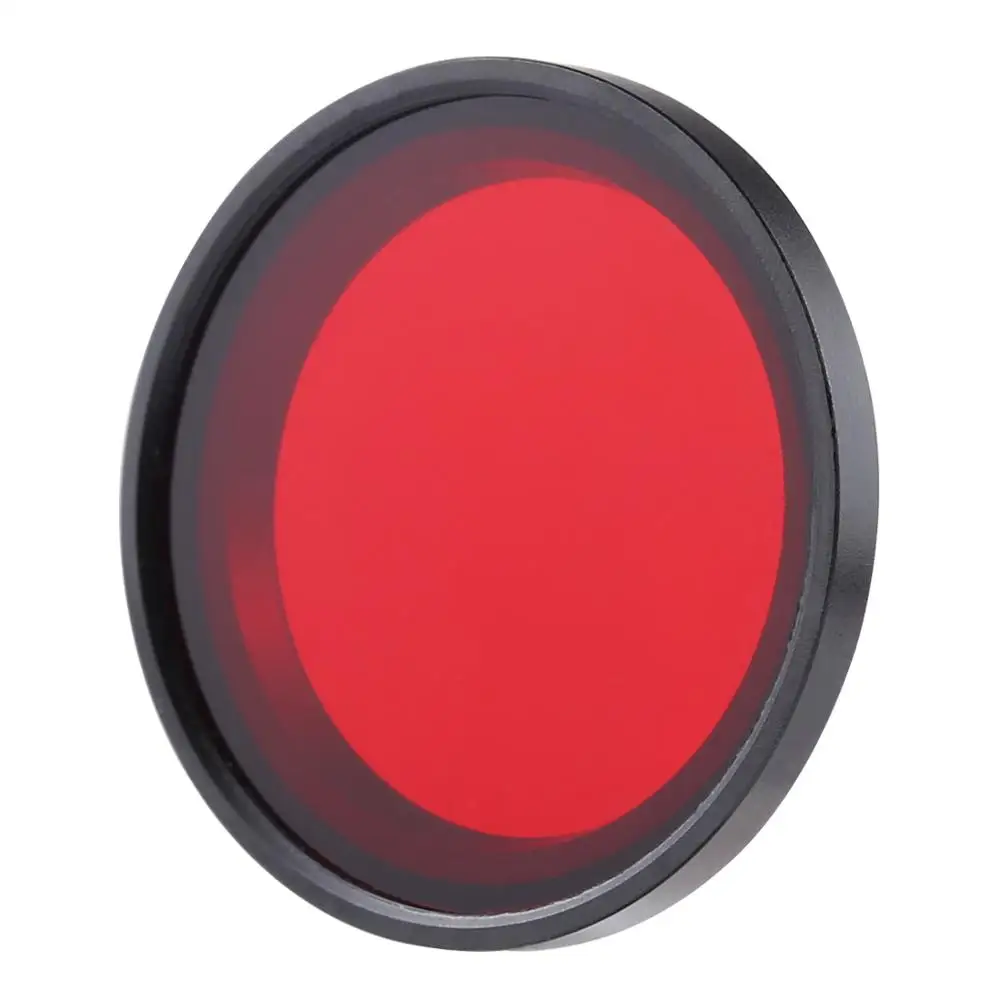 Маленького размера, круглой формы с диаметром 32 мм Водонепроницаемый красный фильтр для объектива для подводного плавания фотографии Камера Корпус чехол для iPhone 7/8/8 Plus Galaxy S9 huawei P20