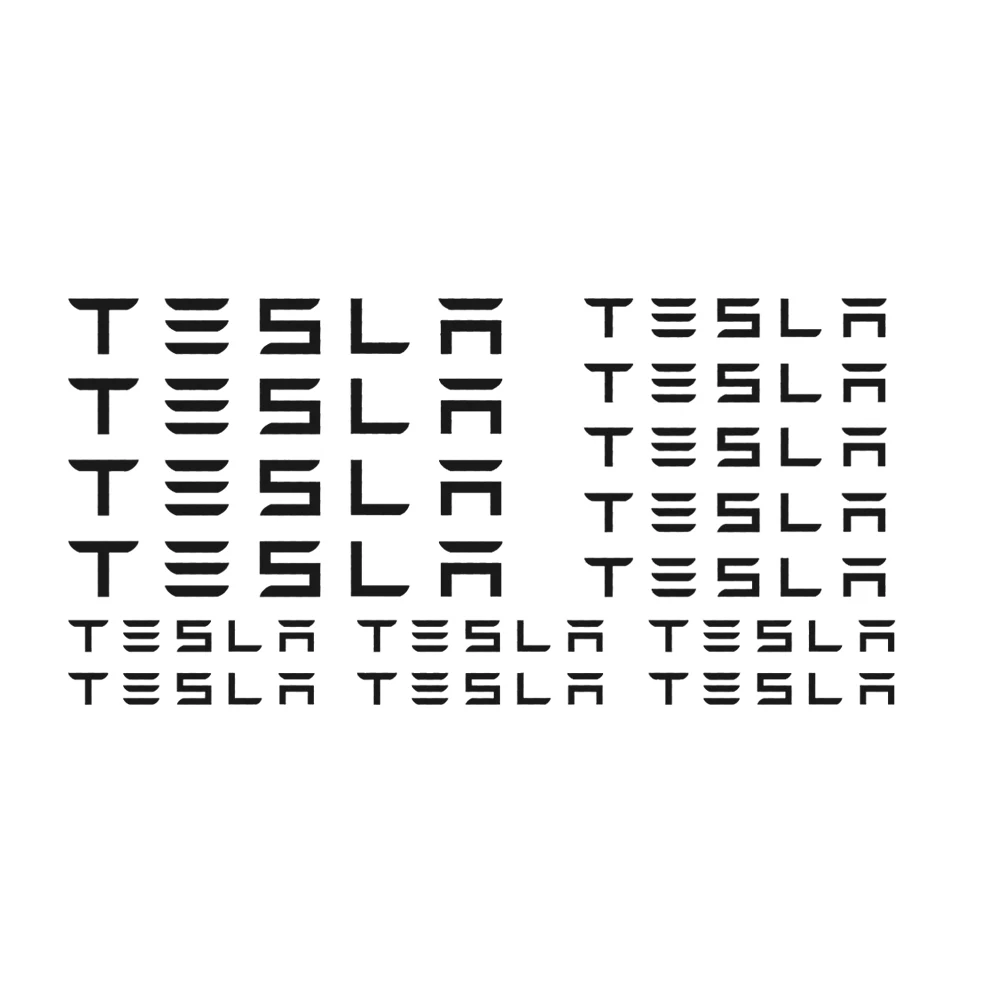 Для tesla HI-TEMP Премиум тормозной суппорт наклейки Литой Винил | Автомобили и