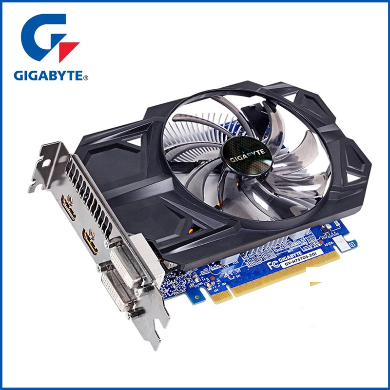 

GIGABYTE Graphics Card GTX 750 Ti with 128 Bit NVIDIA GeForce 2GB GDDR5 for PC Hdmi Dvi Used VGA Cards gtx 750 ti GPU Video Card
