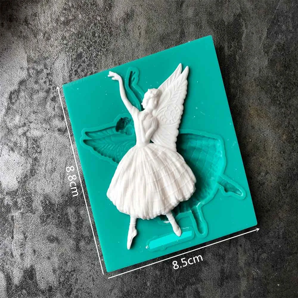 Балетная девушка форма для моделирования DIY помадка шоколад из силиконовой формы Фудж Тао муган темп формы украшения формы