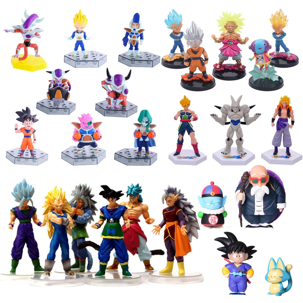 Dragon Ball Z Вегета Фриза Гоку Torankusu Majin Buu Broli Saiyan Роши Аниме Фигурки ПВХ Коллекция