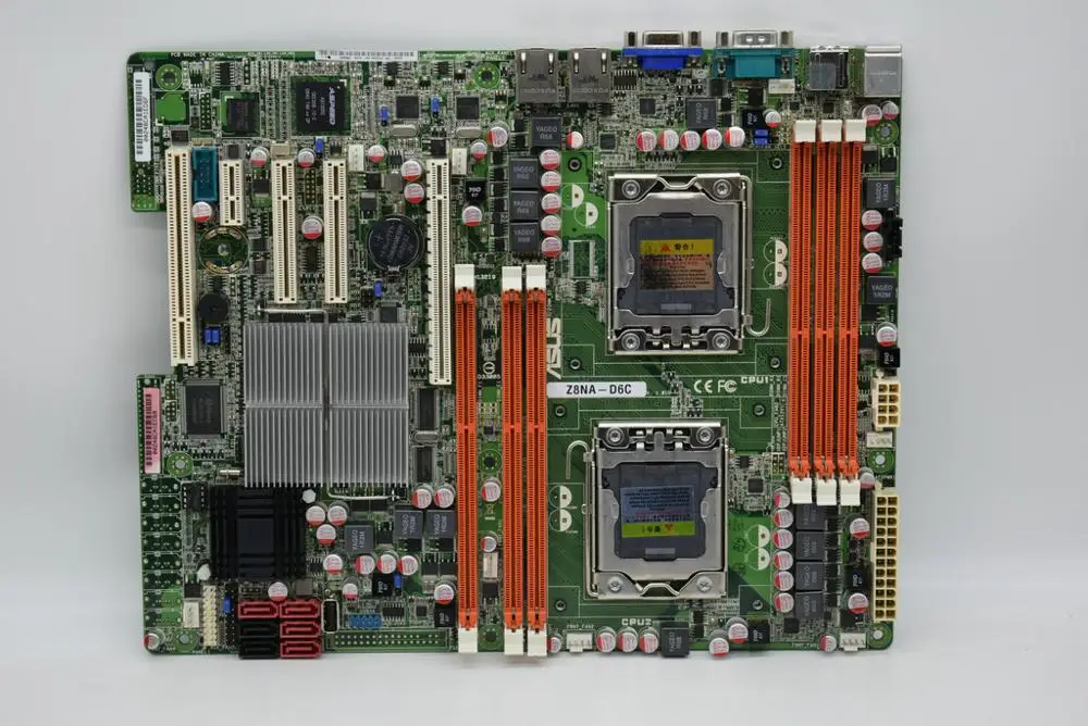 

For ASUS Z8NA-D6C X58 dual server board 1366 pin DDR3 support X5670 Original Used motherboard