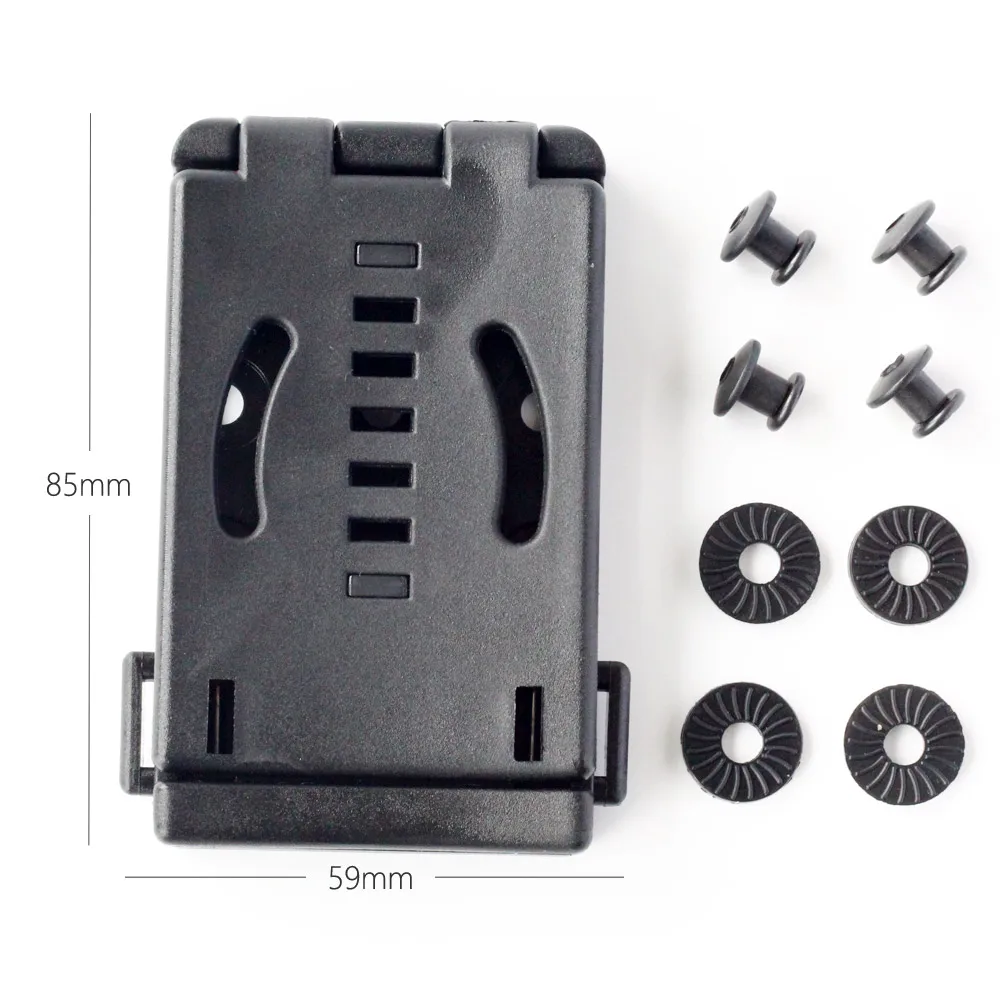 2 шт. QingGear большой нейлоновый Зажим для ремня петли Tek Lok для DIY охотничий пистолет Нож оболочка с винтами кнопка для выпуска на обе стороны