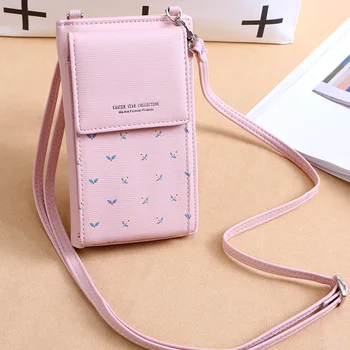 

2019 New Women Casual Wallet Brand Cell Phone Wallet Big Card Holders Wallet Handbag Purse Clutch Messenger Shoulder Straps Bag