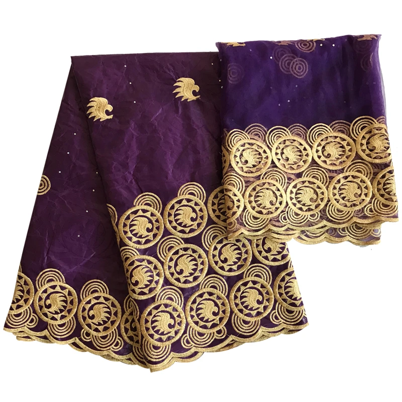 Лидер продаж в африканском стиле Getzner ткань с камни парча в Гвинейском стиле высокое качество хлопковый Базен Riche ткань 5+ 2 м