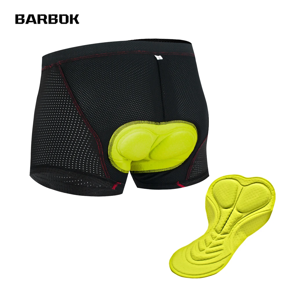 

WOSAWE Cycling Underwear Pro 5D Gel Pad Mountain Bike MTB Shorts Shockproof Road Bicycle Underpants Downhill Shorts