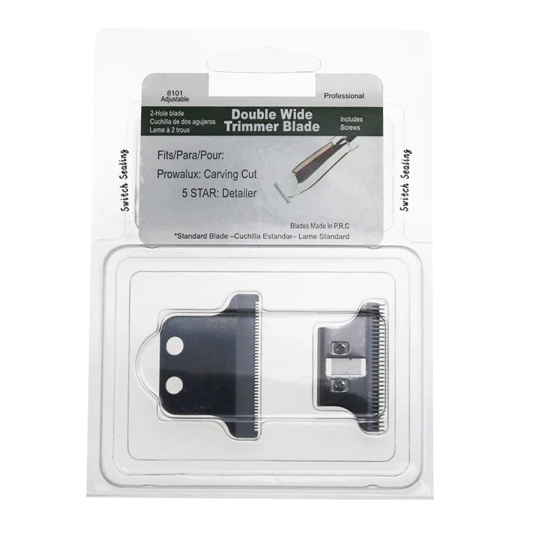 Профессиональное 2 отверстие двойное широкое лезвие триммера (38 мм) 8101 для wahl 5 Star
