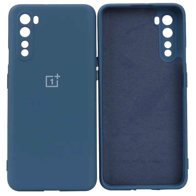 Original OnePlus Nord Case Liquid Silicon Back Cover One Plus Nord Soft Case Shockproof Full Protectiver Case one plus Nord samsung flip cover