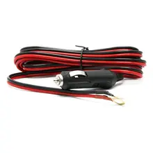 12 / 24 V-20 A Car Inverter Power Line With 2 Fuses With Indicator Light High Temperature Resistant Cigarette Lighter