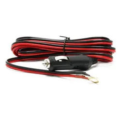 Línea de potencia del inversor para coche, 12 / 24 V 20 A, con 2 fusibles con indicador de luz, encendedor de cigarrillos resistente A alta temperatura