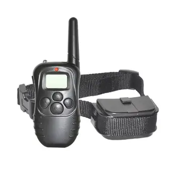 

300M Electric Dog Training Collar Pet Remote Control Waterproof Rechargeable with LCD Display for All Size Shock Vibration Sound