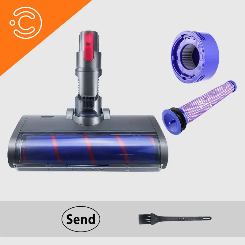 

Wireless Vacuum Cleaner electric floor brush Front filter element Rear filter element replacement for Dyson V7 V8 parts set