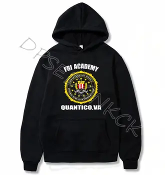 

FBI Academy Quantico VA Police United States Department Of Justice Hoodies Mens US Men and women Sweatshirt Tops A39