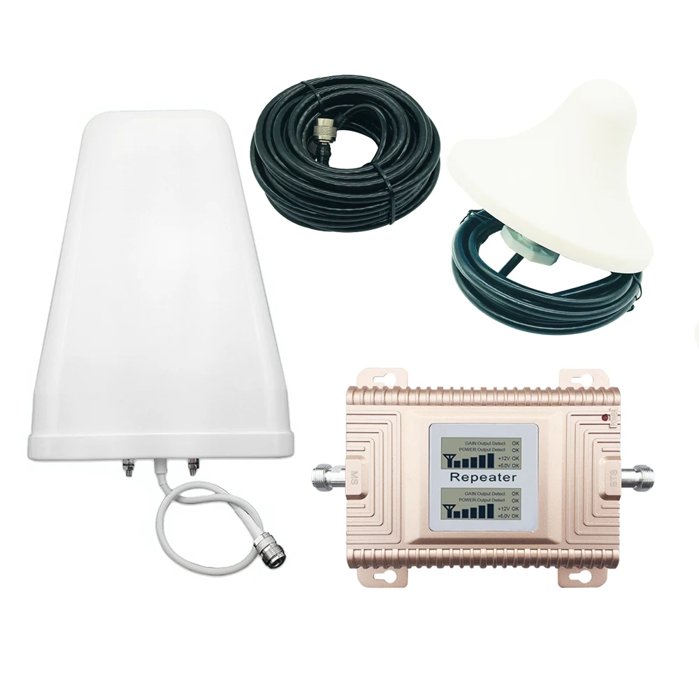 

New Dual Band Signal Repeater CDMA 850MHz + DCS 1800MHz 4G Booster Repeater Cellular Amplifier Mobile Signal Repeater