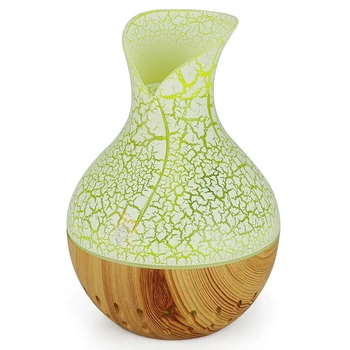 

130Ml Usb Air Humidifier Electric Aroma Diffuser Aromatherapy Essential Oil Cool Mist Maker 7 Color Light Light Wood Grain