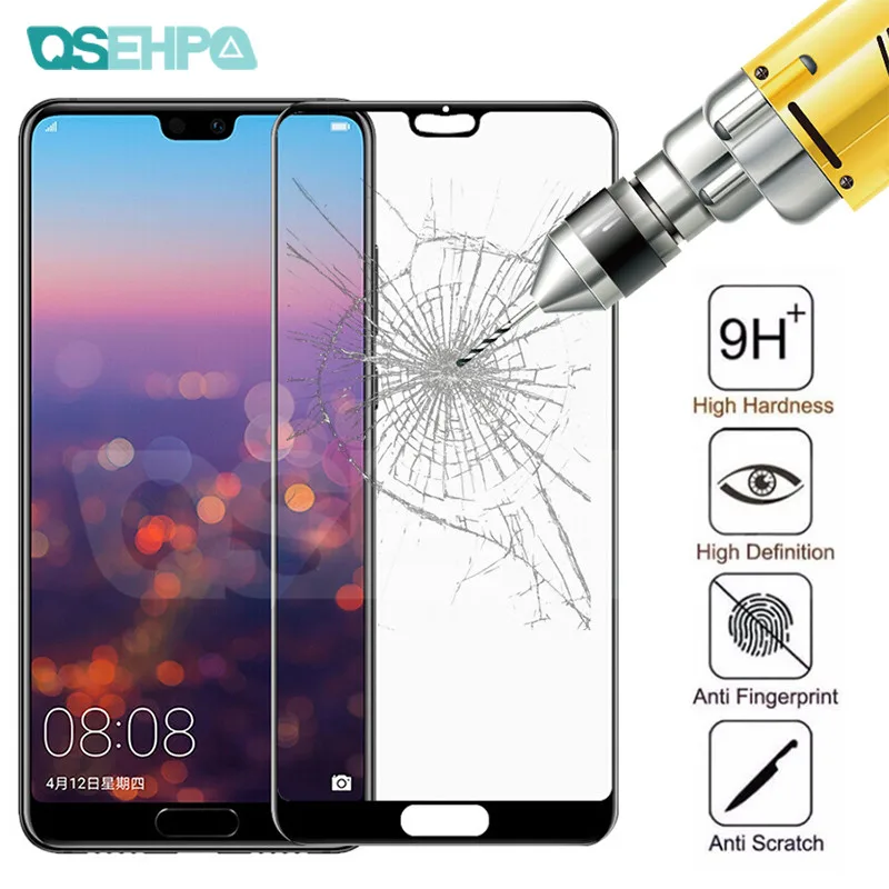 

9D Glass on the For Huawei P20 Pro Lite Plus Screen Protector Tempered Glass For Huawei P10 P9 Lite Plus P Smart Protector Film