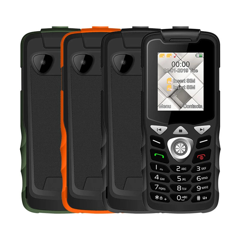 UNIWA W2026 1,77 дюймовый телефон с функцией GSM разблокированный мобильный телефон с двумя sim-картами для старшего телефона кнопка FM радио фонарь