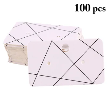 

100PCS Earring Card Fashion Colorful Earring Display Card Earring Card Holder Fashion Printing Jewelry Card Jewelry Display