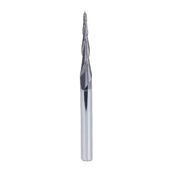 

CNC Ball Nose End Mill Bits Carbide Radius 0.5mm 4mm Shank HRC55 Mliing Cutter