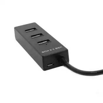 

4 Port USB 3.0 Hub 5Gbps Portable Compact For PC High Accessories Notebook Speed Laptop Adaptador Desktop M5L2