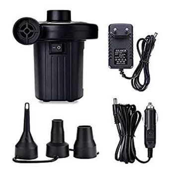 

Portable Electric Air Pump Small Electric Air Compressor Pump Quick-fill Inflatable Pool Bed Space Bag Multifunctional Nozzle
