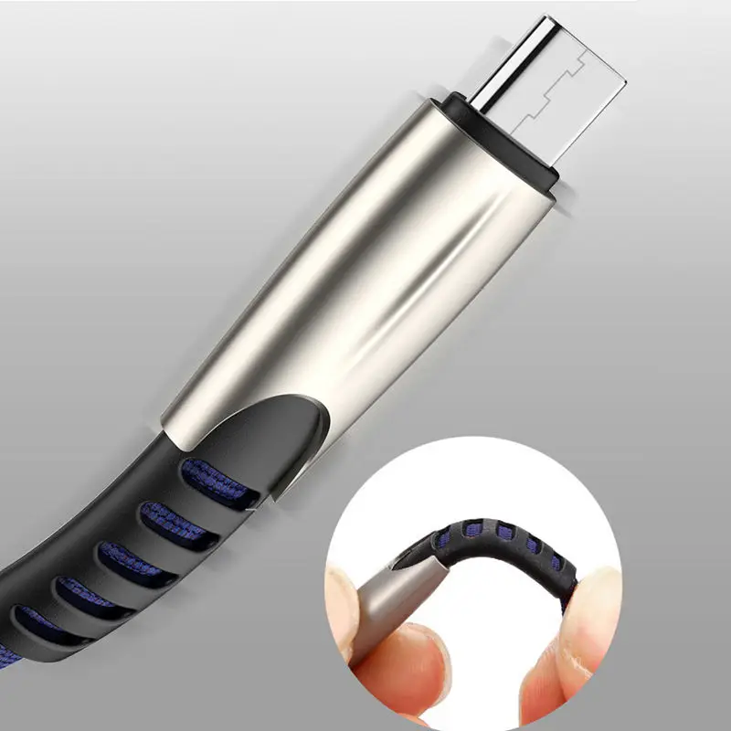 Micro-Usb кабель для быстрой зарядки для Xiaomi huawei Microusb кабель для передачи данных для Android кабели для мобильных телефонов
