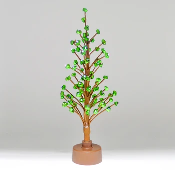 

35CM Luminous Artificial Christmas Tree Desktop Fiber Optic LED Colored Light Tree Decoration New Year Home Decoration