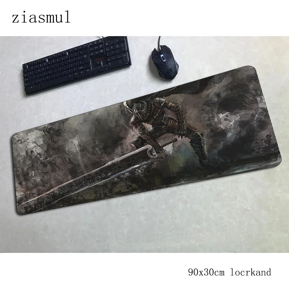 Коврик для мыши berserk 90x30 см модный игровой коврик ноутбука большой Настольный