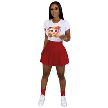 Дизайн, женская сексуальная Однотонная юбка с высокой талией, Летняя Сексуальная плиссированная юбка, милая Женская юбка