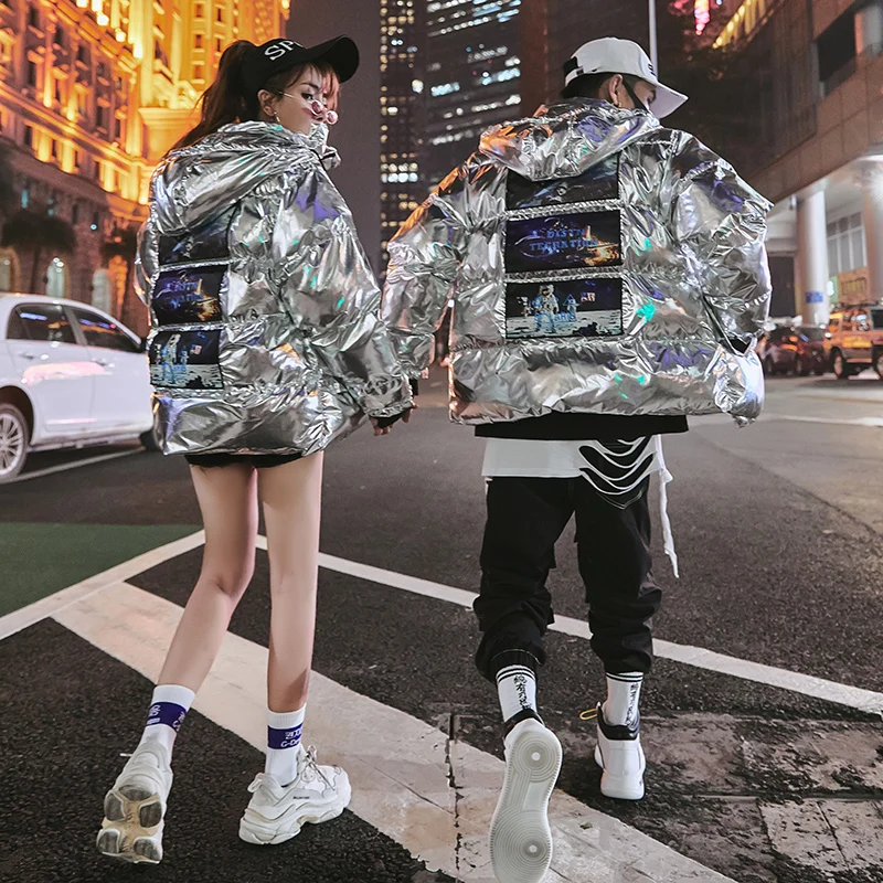 Fashion 2020 Designer Original Mens Winter Jacket Bright Winter Coat Men Hooded Cotton Clothing Hip Hop Streetwear for Couple Fashion 2020 Designer Original Mens Winter Jacket Bright Winter Coat Men Hooded Cotton Clothing Hip Hop Streetwear for Couple