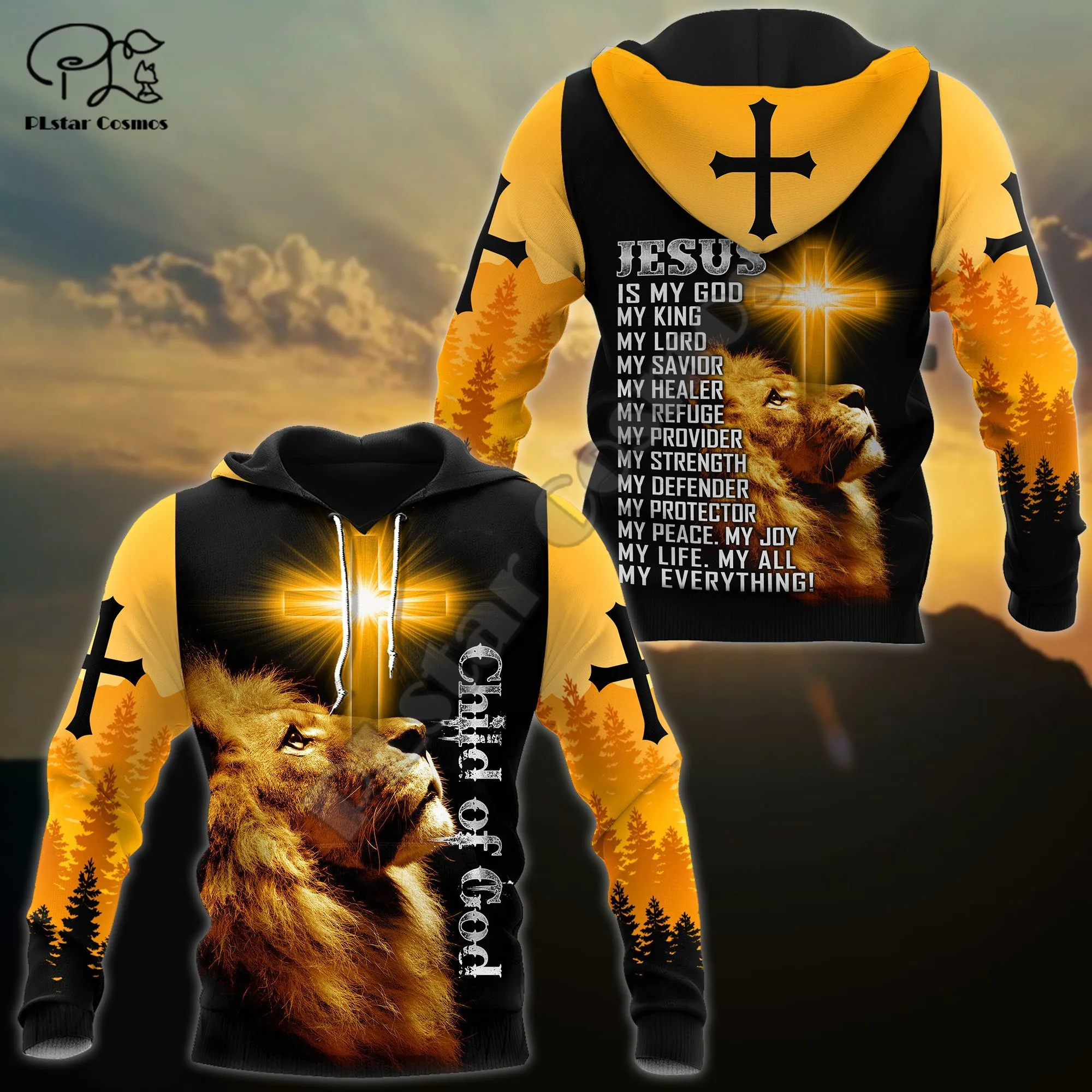 

PLstar Cosmos Premium Christian Jesus Child Of God 3D Printed Hoodies Sweatshirts Zip Hooded For Men/Women Casual Streetwear G13