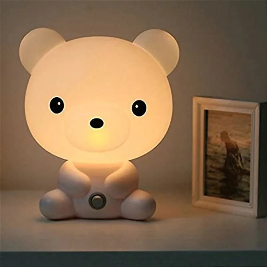 

Cute Panda Dog Bear Cartoon Night Light 3D Animal Lamp Children's Bedroom Toys Gifts Bedroom bedside Decoration Lamp Dropship