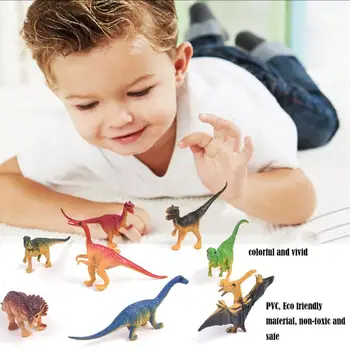 

Safe Eco-friendly Non-toxic PVC Small Dinosaur Model Toy Unisex Baby Collecters Funny Toy Gift