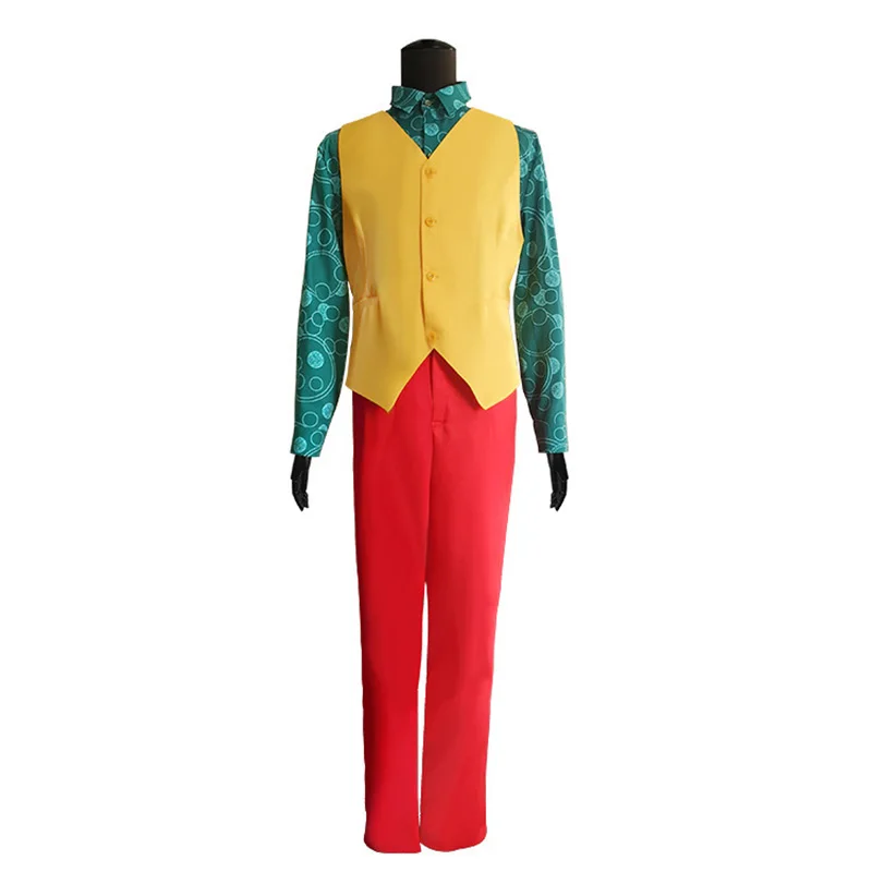 2019 костюм Джокера Артура флака из фильма маскарадный карнавальный костюм на Хэллоуин Бэтмена косплей костюм Джокера красный костюм
