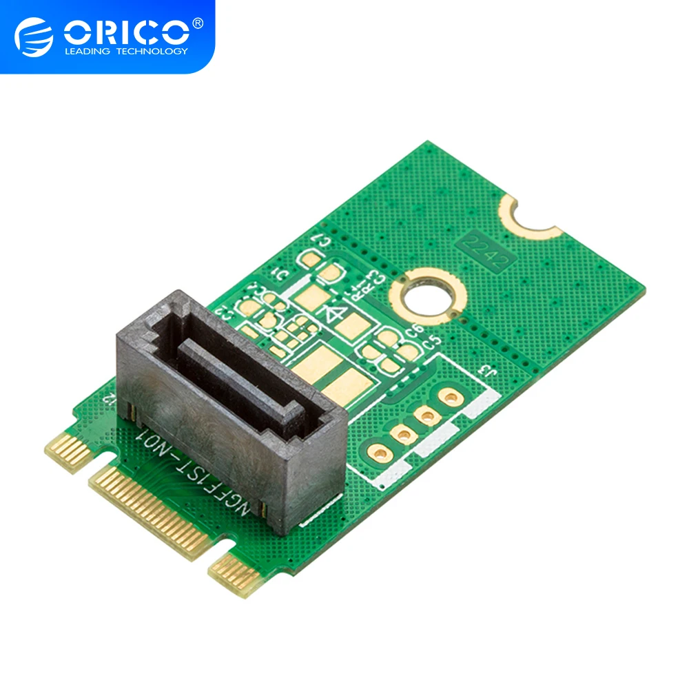 Адаптер ORICO SATA к M.2 NGFF 7PIN SSD твердотельный жесткий диск 22X40 размер поддержка
