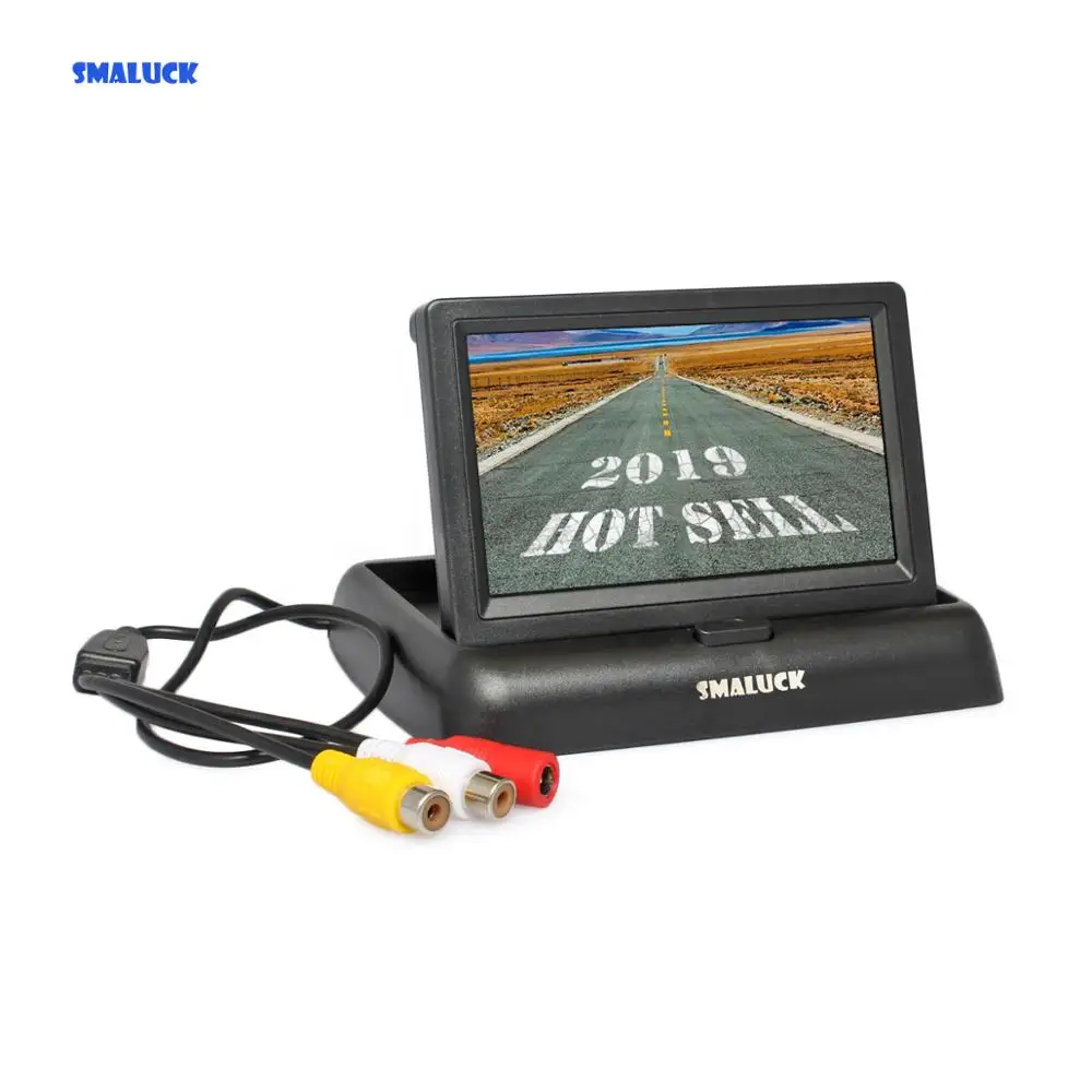 SMALUCK 4 3 дюймовый складной TFT LCD задний вид автомобиля автомобильный монитор для