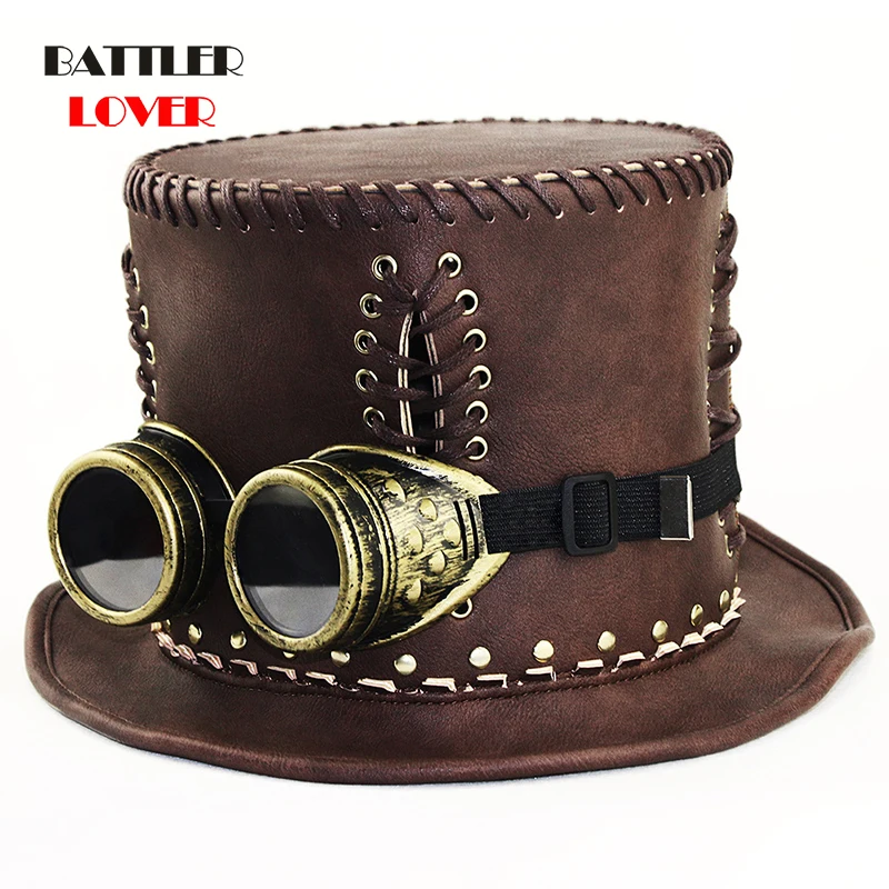 Gentleman Hat Woman Lolita Dance Party Hat Halloween Cosplay Prop Hot Sale Victorian Steam Punk Industrial Retro Adult Men Flat