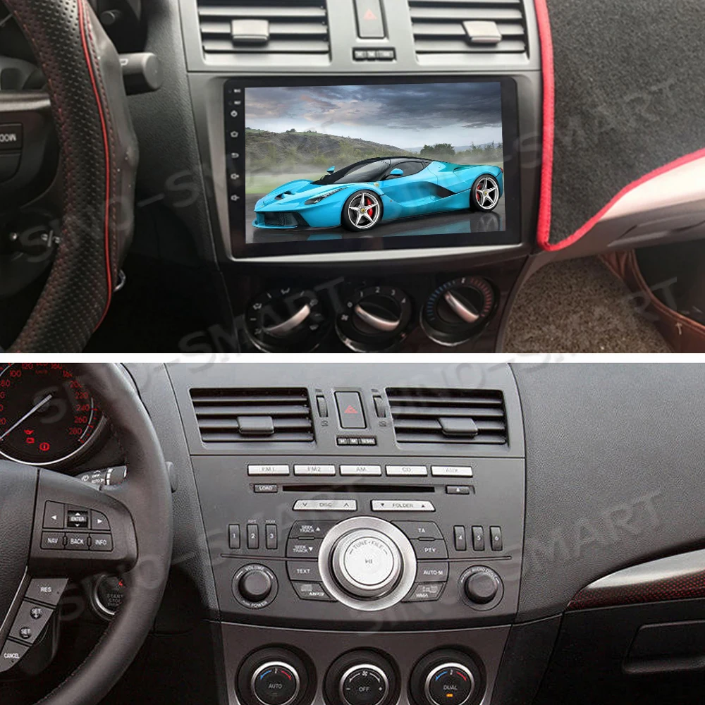 Discount SINOSMART Support BOSE System/4G SIM Card Built-in DSP 8 Core CPU Car GPS Navigation Player for Mazda 3 2009-2012 2.5D IPS/QLED 2