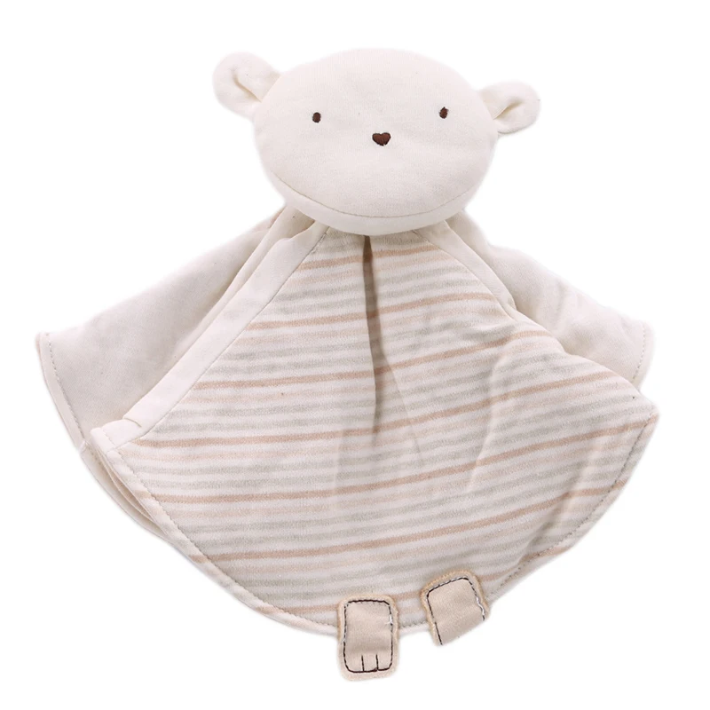 Хлопковые животные, органический хлопок, кролик, слон, медведь, куклы, детские, успокаивающие, погремушки, мягкое полотенце, игрушка для раннего обучения, детские игрушки