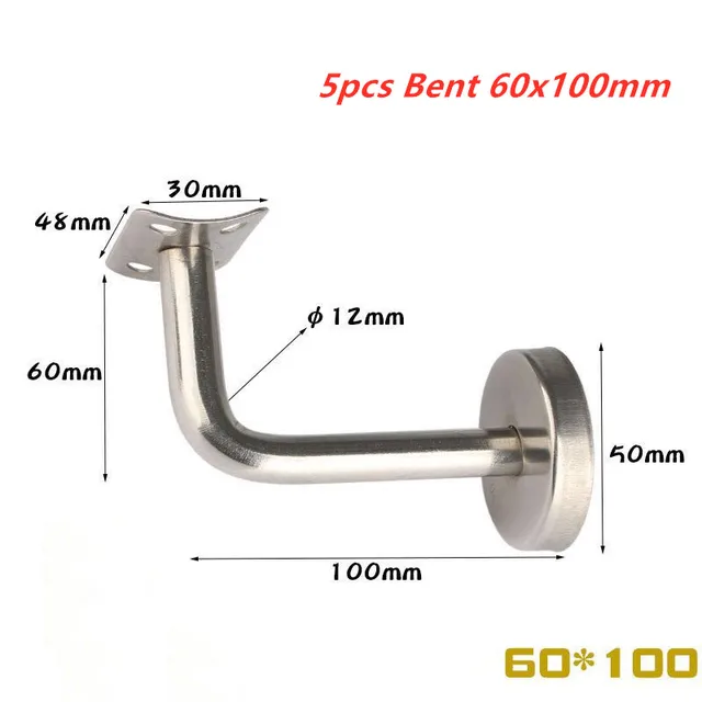5pcs 90 Degrees Stainless Steel Wall Support Ladder Wall Handrail Brackets Stairs Railing Stairway Hardware Accessories Brackets Aliexpress