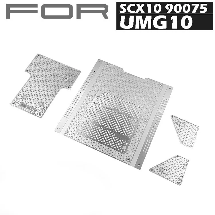 Металлическая Декоративная задняя пластина прицепа для AXIAL SCX10 90075 UMG10 Запчасти