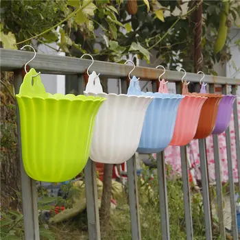 

Wall Hanging Green Vegetation Plastic Thick Flowerpot Balcony Outdoor Living Room Creative Wall Semi-Wall Epipremnum Aureum Flow