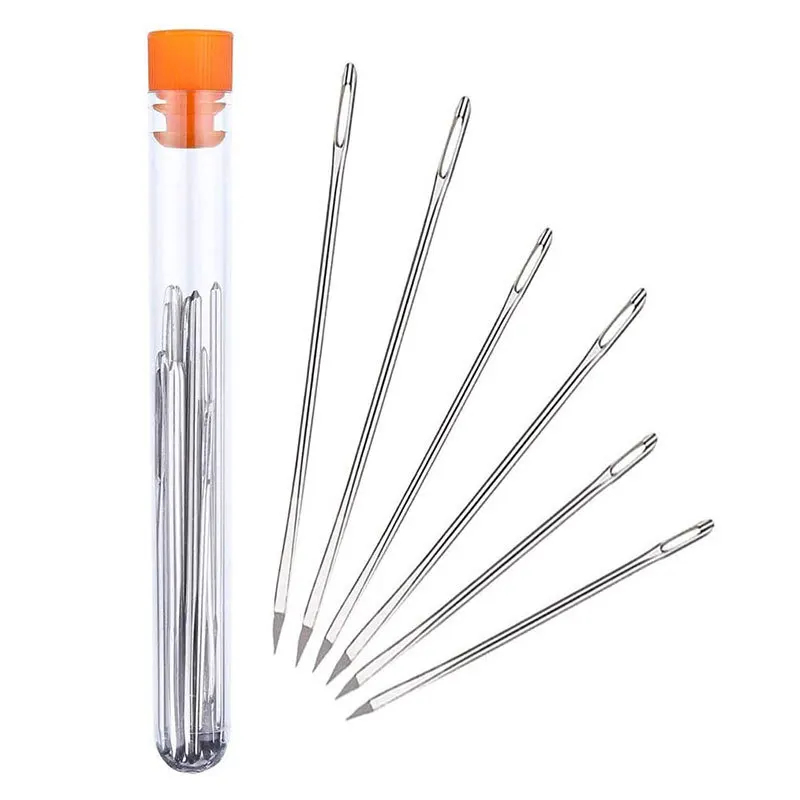 Description Picture 3 of itemLeather Needle Set Leather Crafts Sewing Needle Shoe Repair Needle Leather Hand Stitch Sharp Tool for Embroidery Stitching