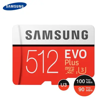 

SAMSUNG Memory Card 32G 64G 128G 256G 512G Micro SD SDHC SDXC Grade EVO+ Class 10 C10 UHS TF SD Cards