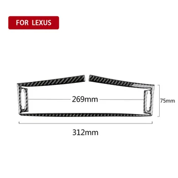 

5pcs Cover Trims Sticker Black Air Vent For Lexus IS250 IS350 2014-18 Parts